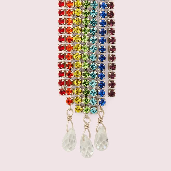 kate spade | into the sky rainbow fringe earrings - Picture 3 of 8